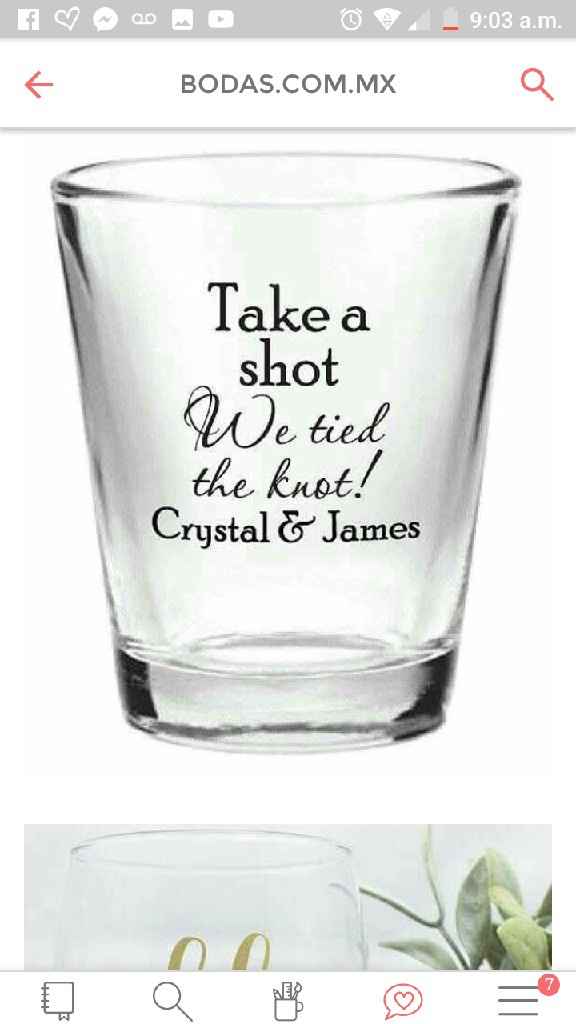 Vasos  personalizados de recuerdo - 2