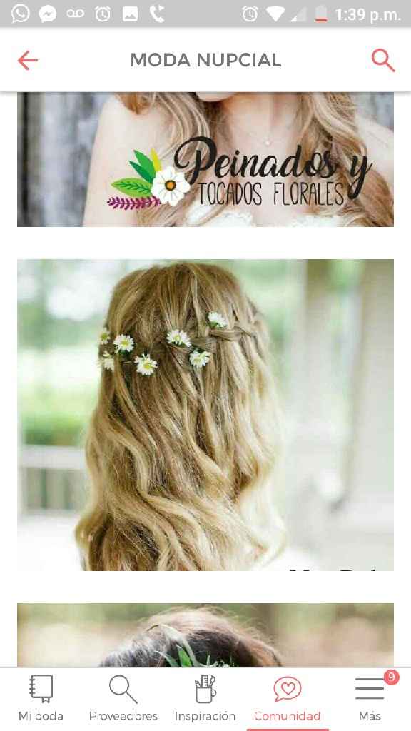 En tu peinado :tocados florales - 3