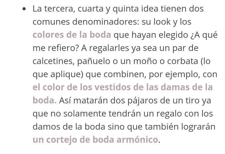 Qué regalar a los damos de honor - 8