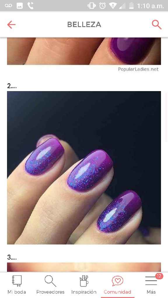 Ideas para manicure (color bugambilia) - 2
