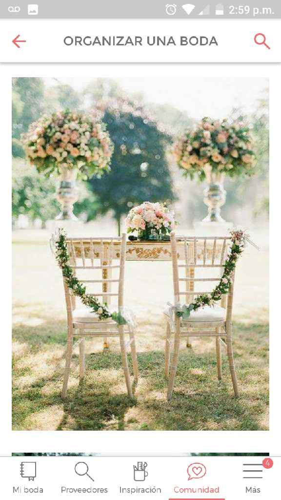 Mesa de novios - 1