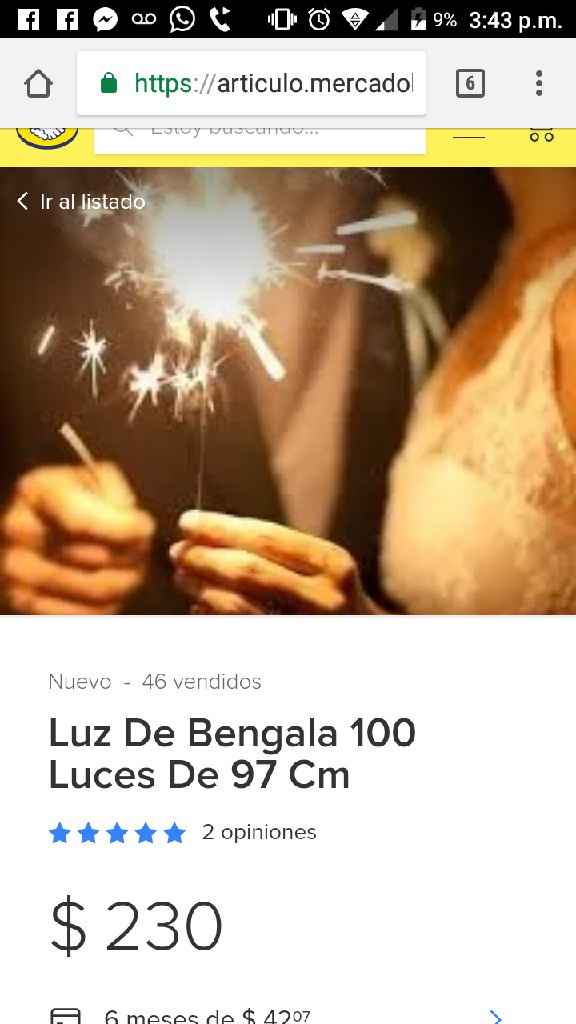 Luces de bengala.. dudas - 1