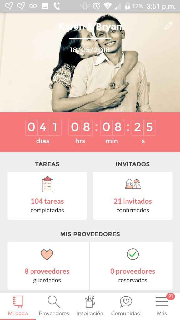 Con cuantas Brides and Grooms comparten su fecha? - 1