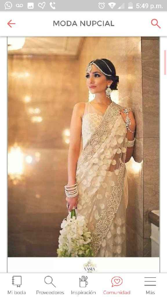 Vestidos de novia estilo hindu - 1