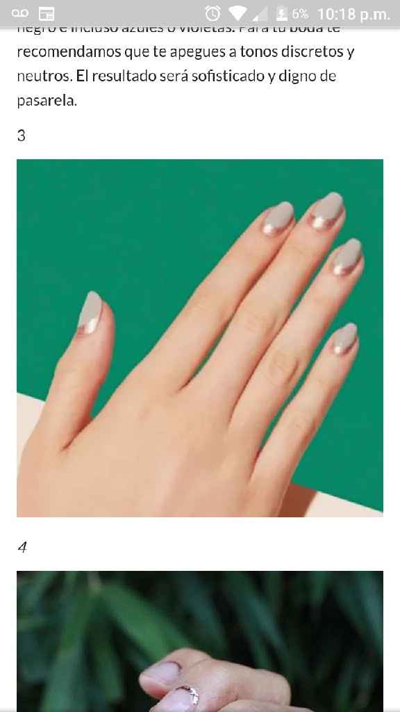 Diseños de Uñas minimalistas para tu boda - 2