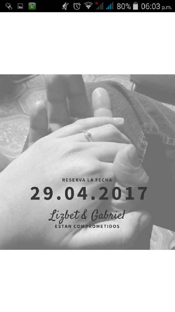 Listo mi "save the date"! suban el suyo!!!!! - 1