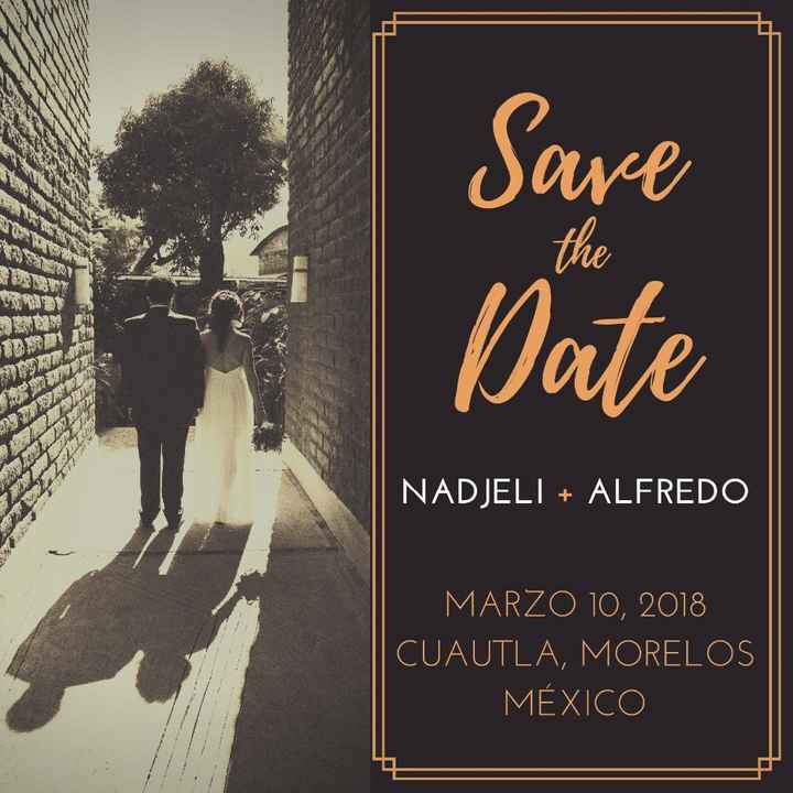 nuestro save the date