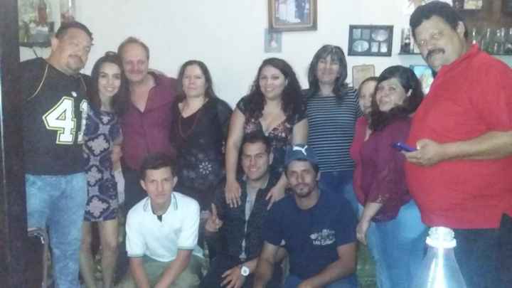 Aqui todas las personas que nos acompañaron en este gran dia 