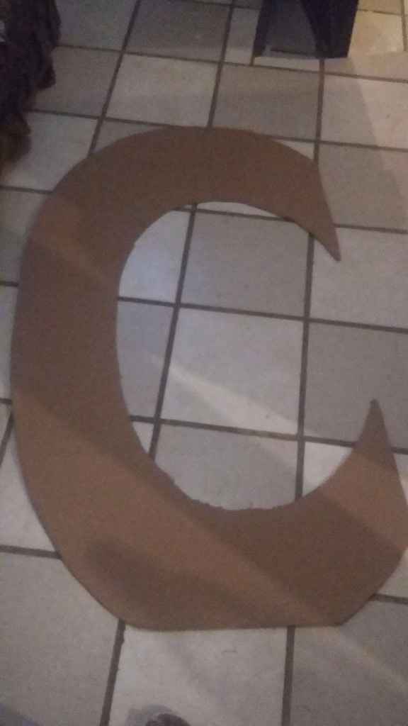 letras gigantes A & C