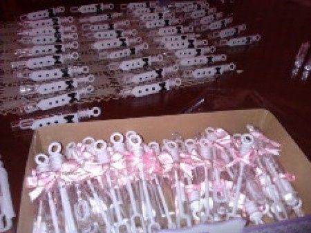 Burbujeros para la salida de misa