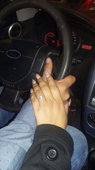 Y ya nos casamos en junio al civil