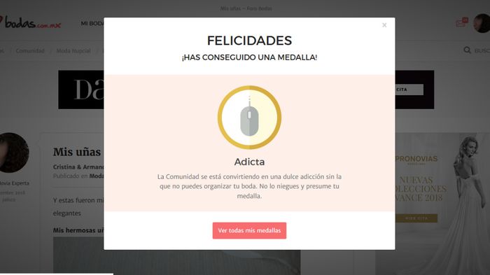 Medalla de Adicta