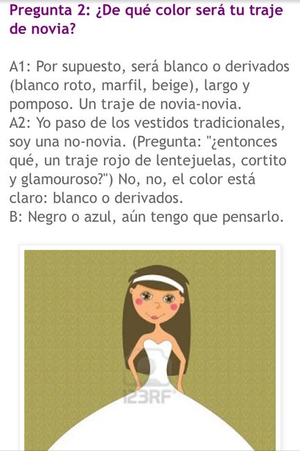 Test: eres o has sido una novia tradicional ???? - 2