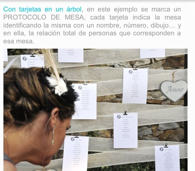 Como indicar el protocolo el día de tu boda !!!! - 2