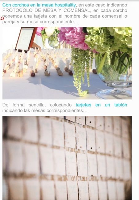 Como indicar el protocolo el día de tu boda !!!! - 3