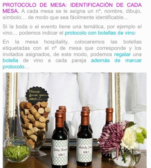 Como indicar el protocolo el día de tu boda !!!! - 5