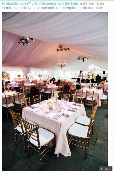Como indicar el protocolo el día de tu boda !!!! - 8