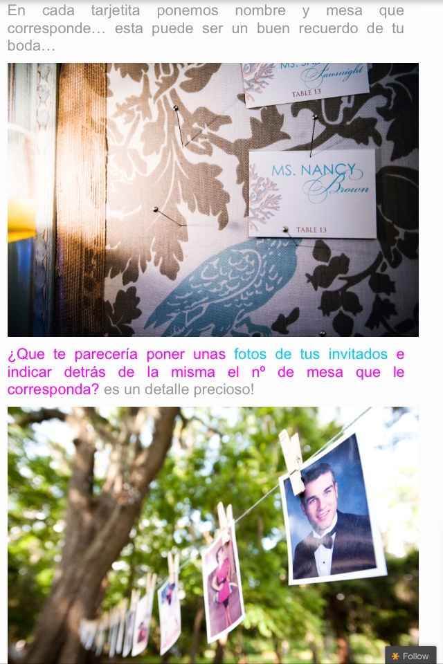 Como indicar el protocolo el día de tu boda !!!! - 4