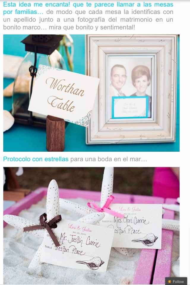 Como indicar el protocolo el día de tu boda !!!! - 9