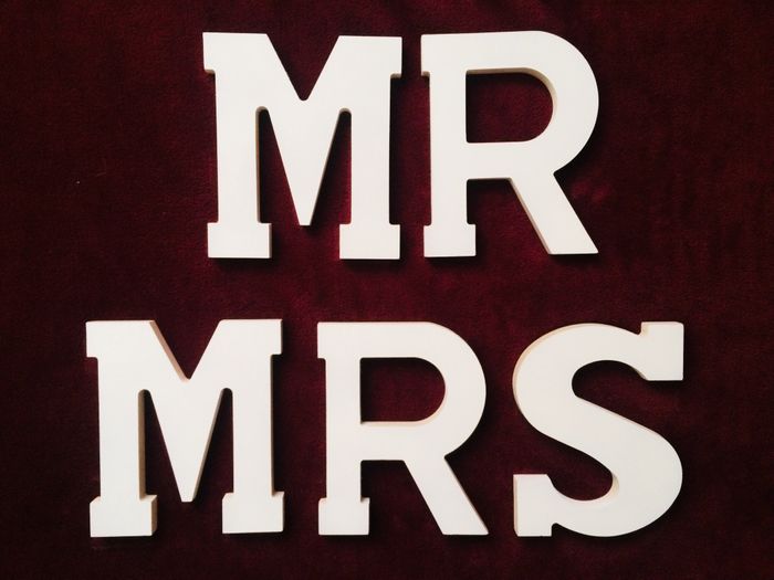  Las letras para la mesa principal - 1