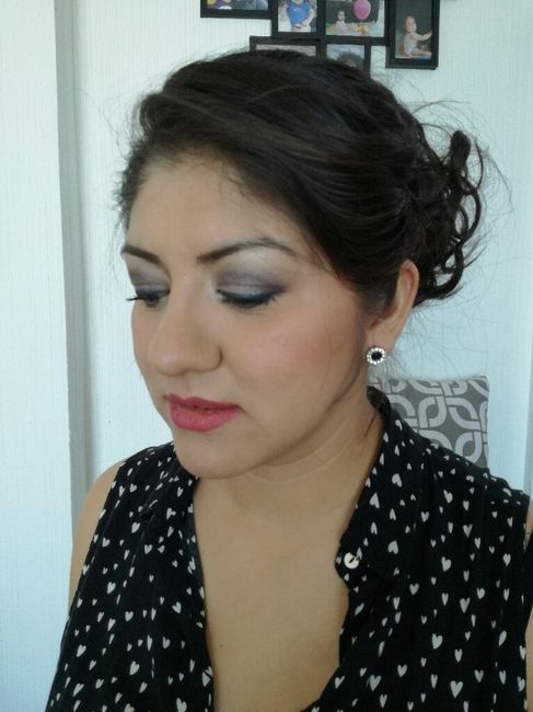 Prueba de peinado y maquillaje - 2