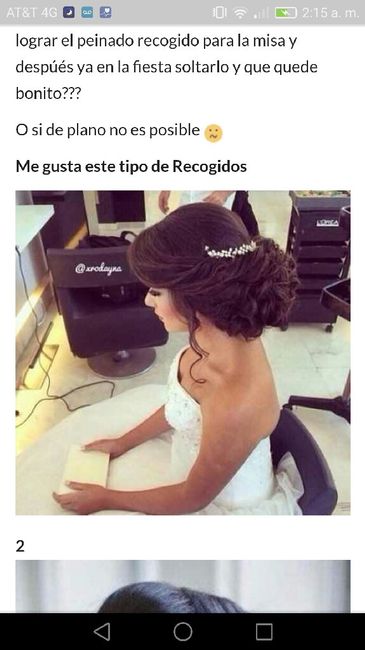 Prueba de peinado y maquillaje - 1