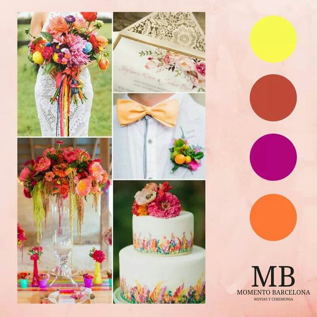 Para las brides  que tienen dudas con la combinación de colores - 7