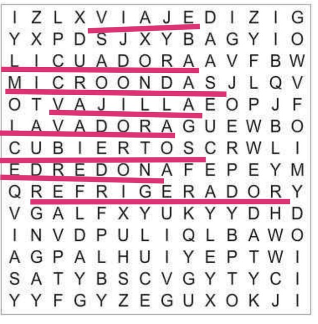 Sopa de letras: Opciones de regalo para los novios 🎁 - 1