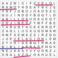 Sopa de letras: Padrinos de boda 👫 - 1