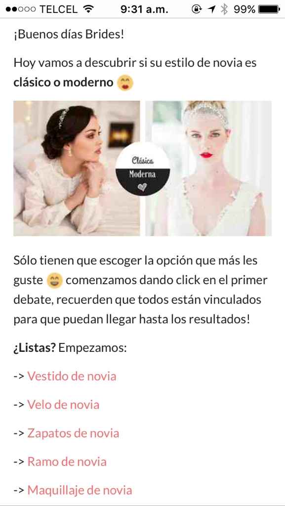 Soy una novia clásica! - 1