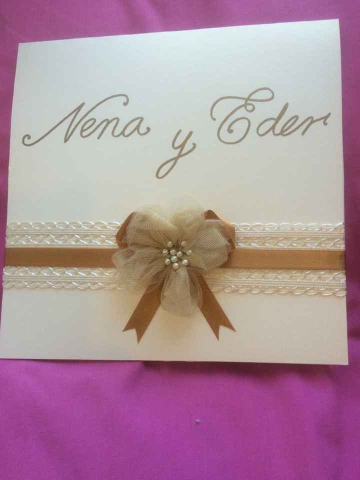 Despues de mil años encontre a mi proveedor de invitaciones! - 2