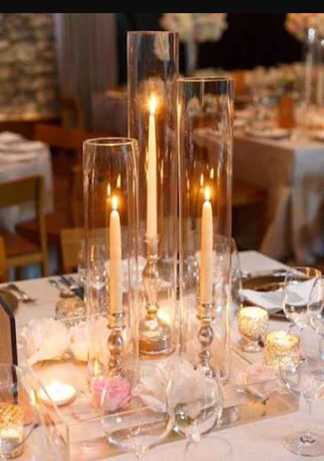 Arreglos florales con velas - 8