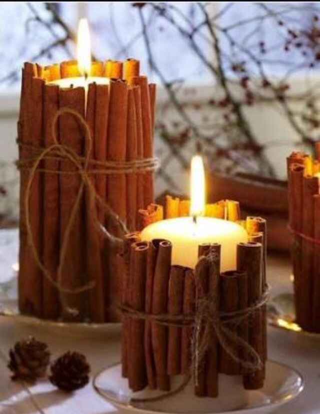 Arreglos florales con velas - 9