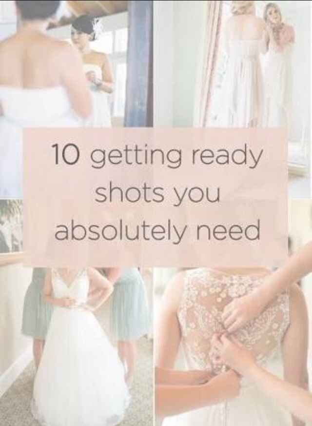 Las 10 fotos de la previa que toda novia debería tener!! - 1