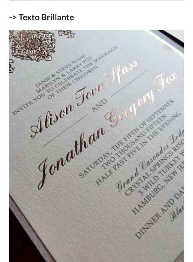 Nuestras invitaciones nena y Éder!! - 5