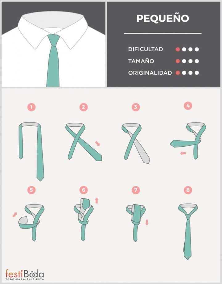 8 nudos de corbata clásicos para el novio!! - 1