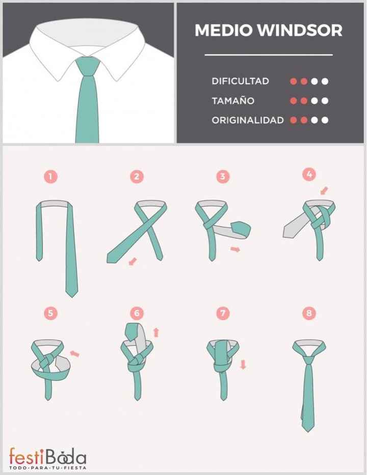 8 nudos de corbata clásicos para el novio!! - 4