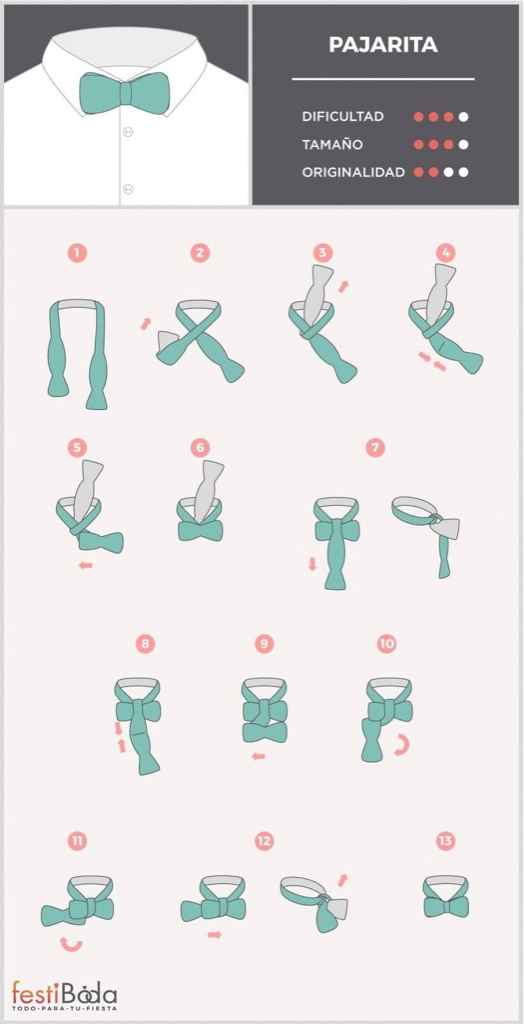 8 nudos de corbata clásicos para el novio!! - 6