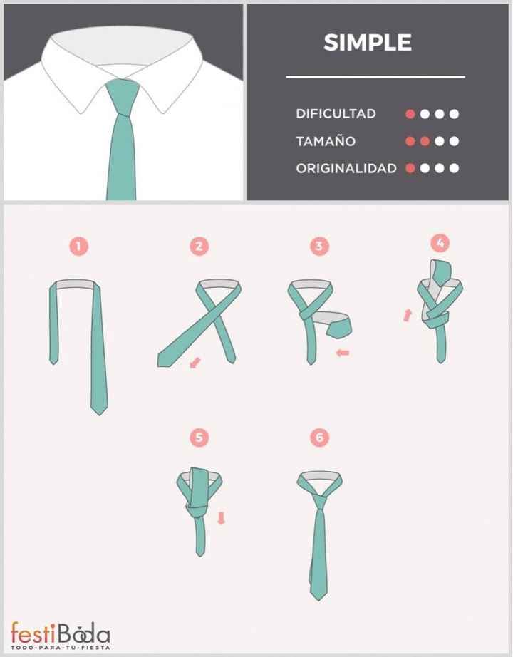 8 nudos de corbata clásicos para el novio!! - 7