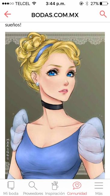 El espejito mágico dice que yo nena soy la princesa cenicienta y aurora!! - 1