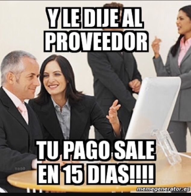 Duda!! liquidar antes  a los proveedores o el mero día?? - 2