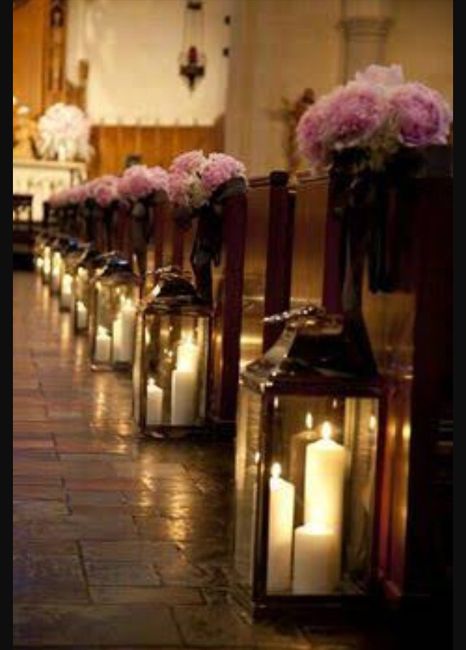 Arreglos florales con velas - 3