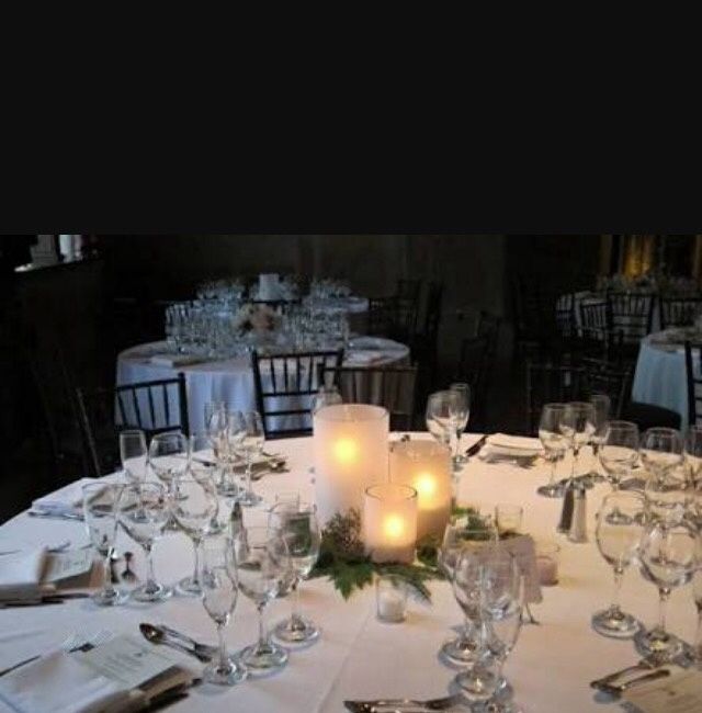 Arreglos florales con velas - 13