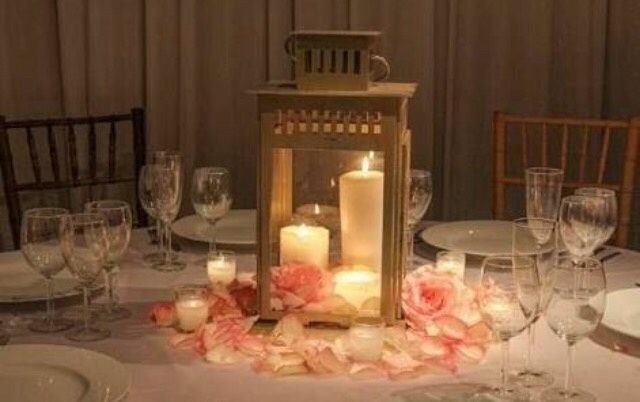 Arreglos florales con velas - 14