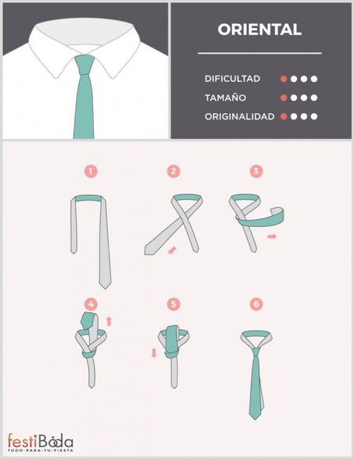 8 nudos de corbata clásicos para el novio!! - 5