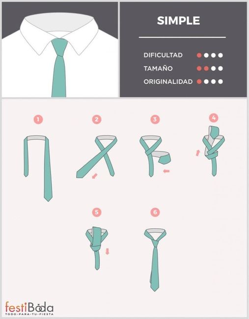8 nudos de corbata clásicos para el novio!! - 7