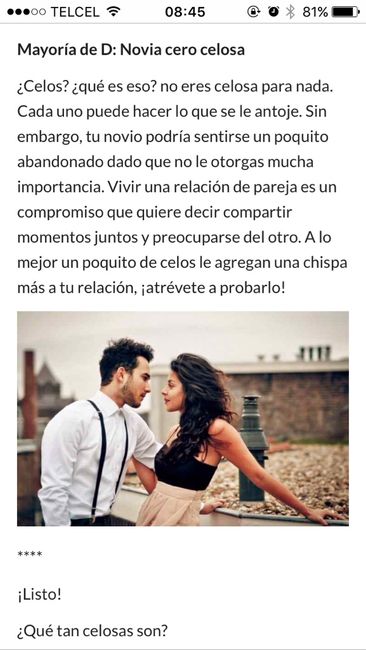Soy novia celosa nivel cero celos !! - 1