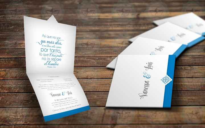 Por fin!!!! mis invitaciones Tarde pero seguro :O)