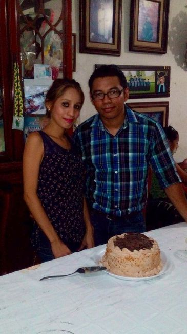 El primer cumpleaños como esposos