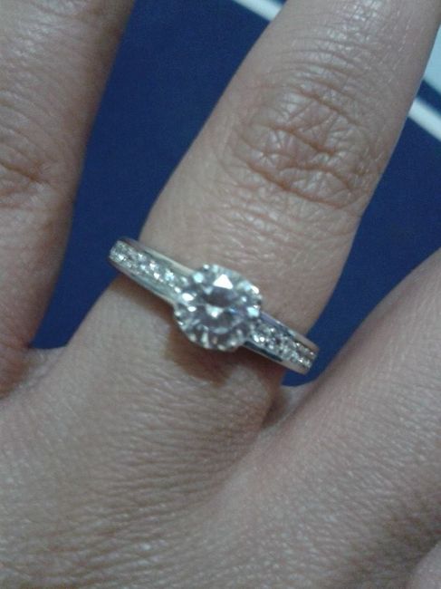 mi anillo de compromiso!!! 